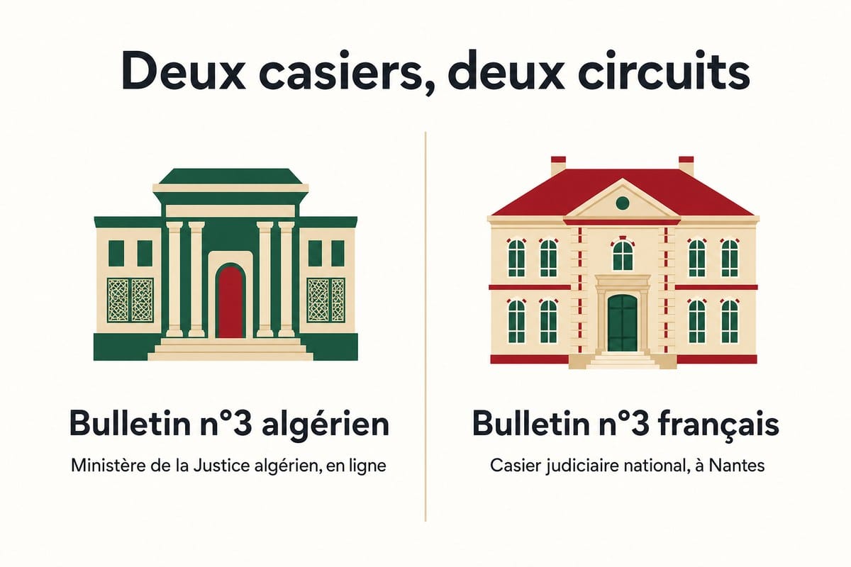 Deux casiers, deux circuits