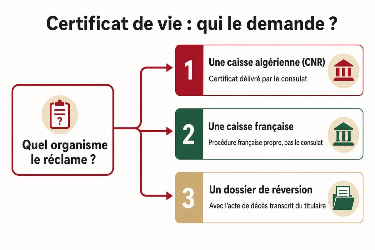 Certificat de vie : qui le demande ?
