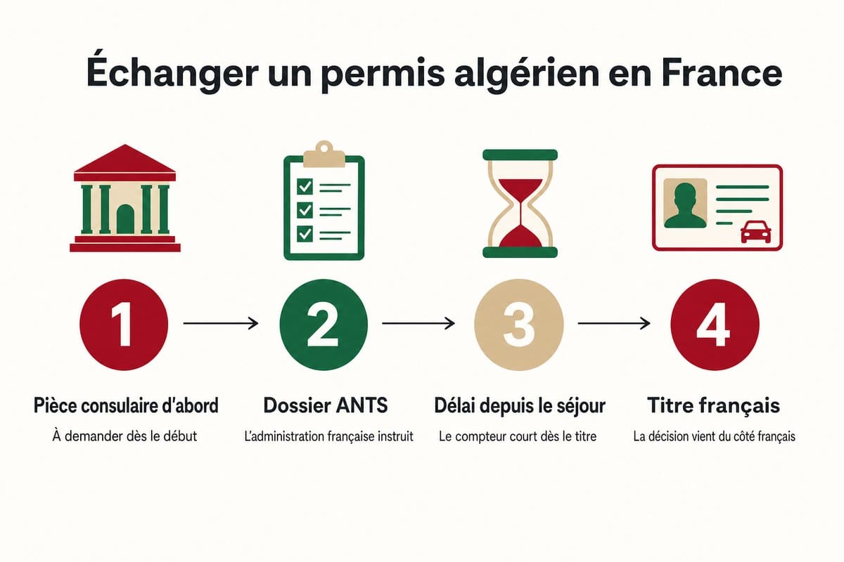 Échanger un permis algérien en France